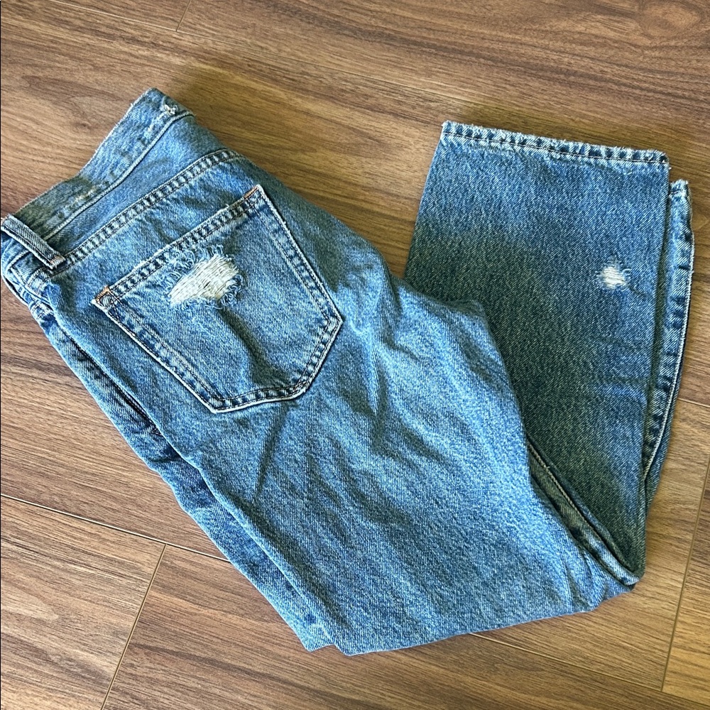 Classic Blue Straight Leg Jeans - Picture 4 of 8